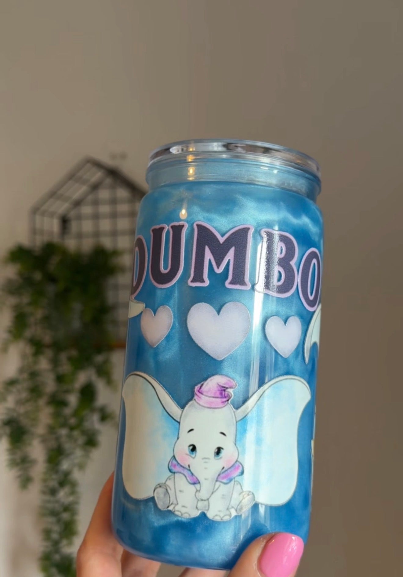 Dumbo blue mica/cat eye