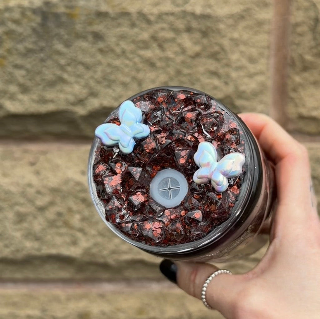 Practical magic mica powder 16oz with decorated lid