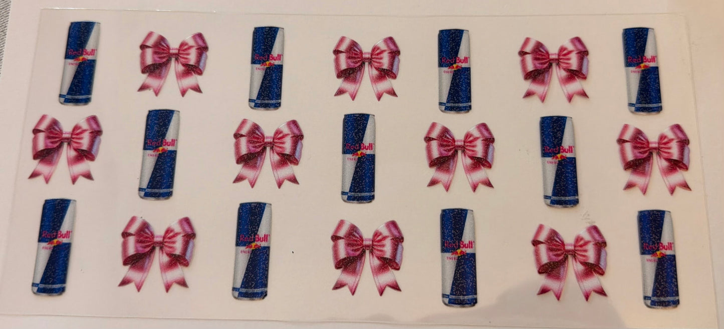 Red bull and bows - 2