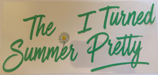 The summer I turned pretty