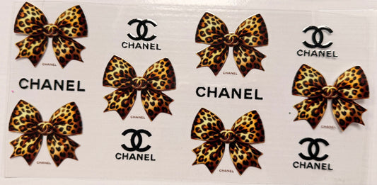 CC leopard print bows