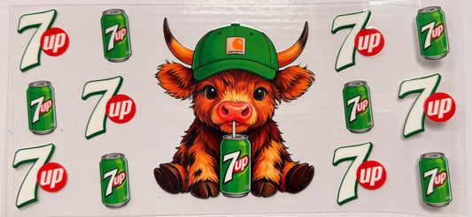 7 up highland cow