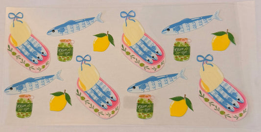 Lemon and sardines