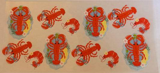 Lobster and shrimp